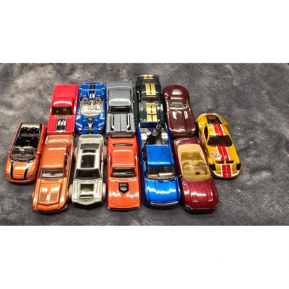 Hot Wheels Matchbox 12 Car Lot 67 Ford Mustang GT Mazda RX-3 Chevy Silverado